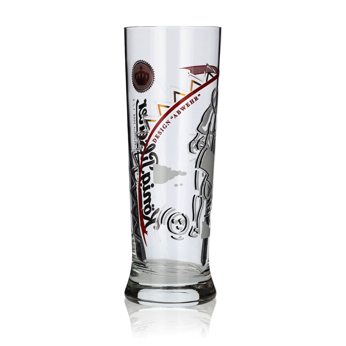 Bicchiere da collezione König Pilsener Bicchieri da birra Edizione speciale calcio 2008 "Difesa" – Vista 4