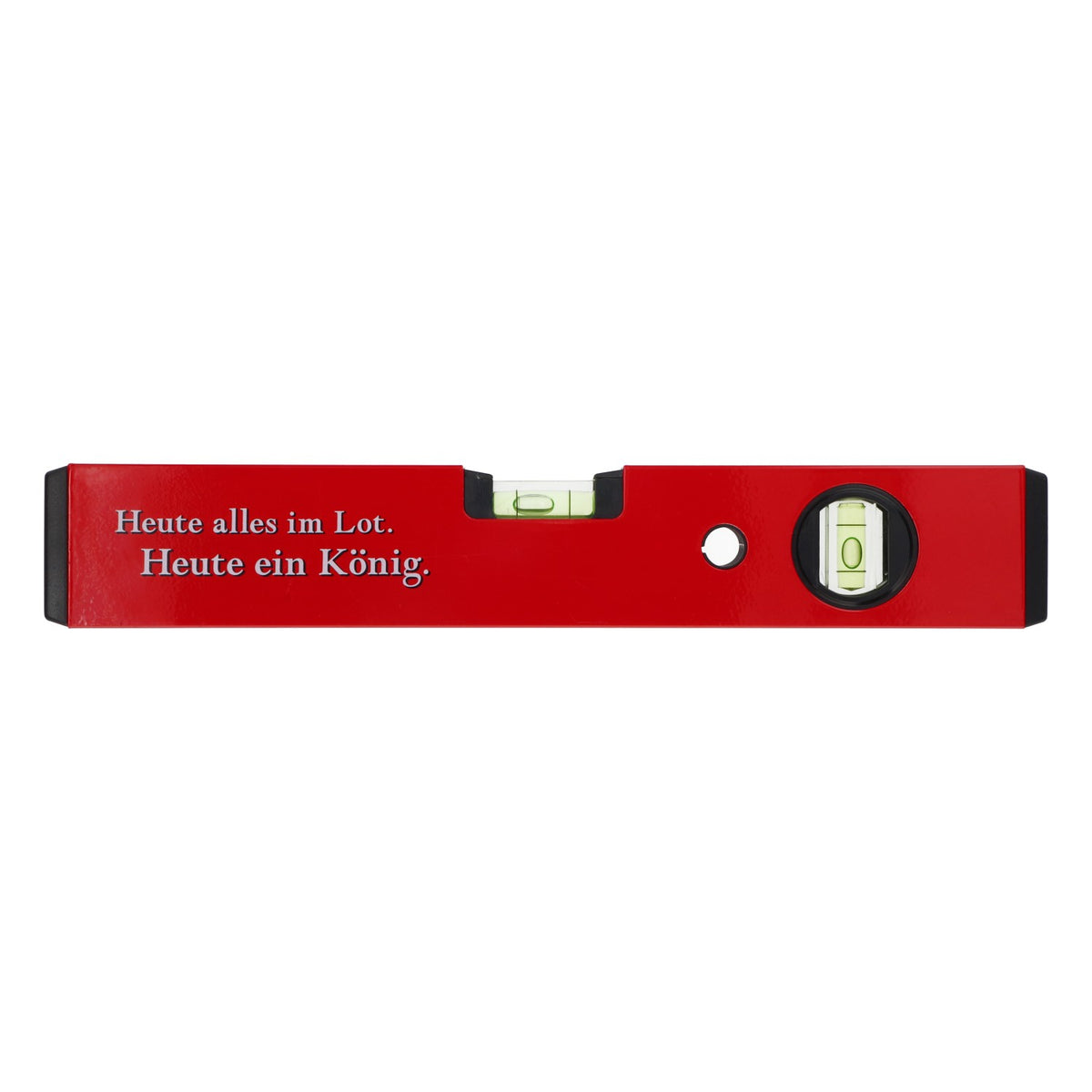 König Pilsener Livella a bolla d'aria, metallo rosso, 30 cm, decorazione per bar da casa, utensile, nuovo