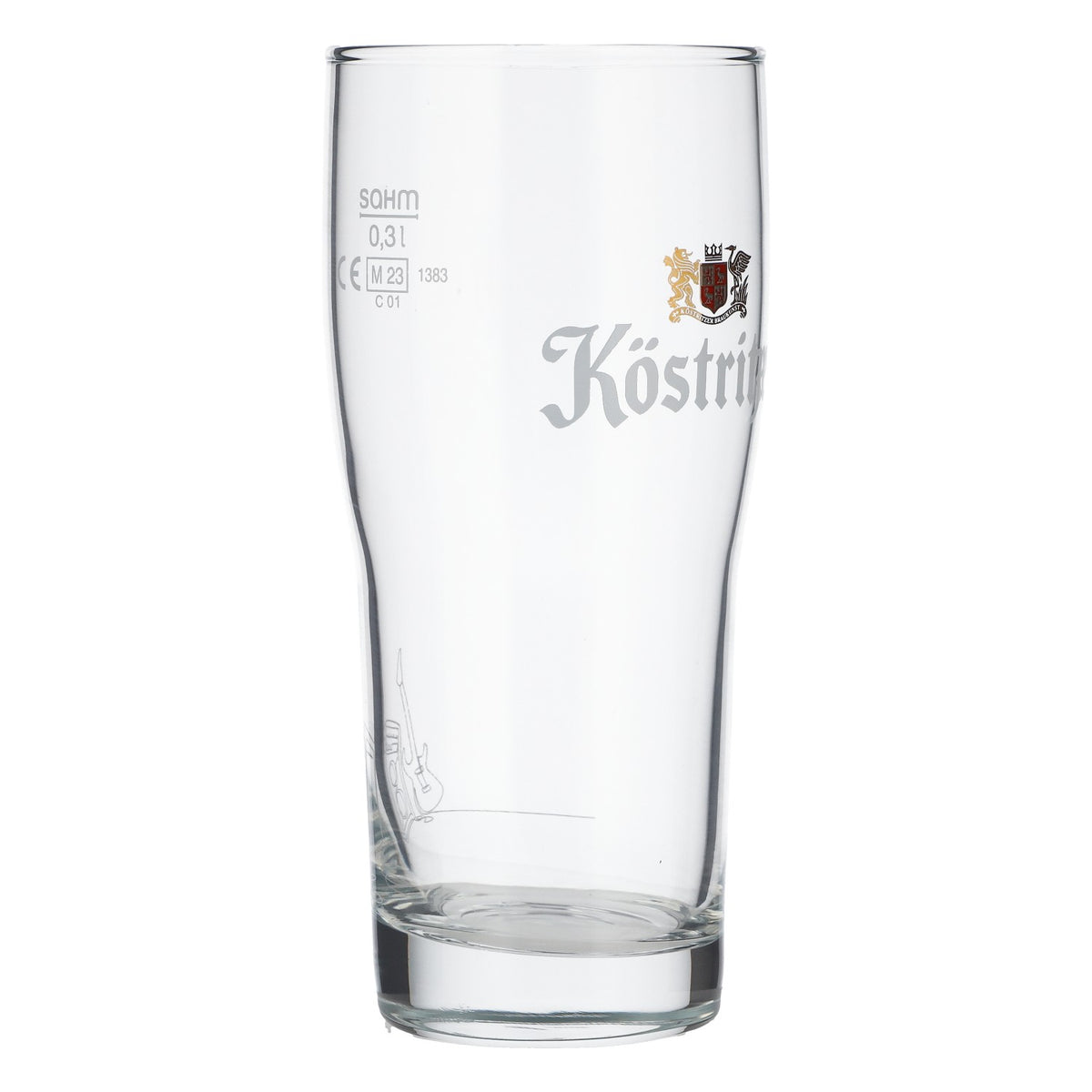 Bicchiere da birra Köstritzer Tumbler 0,3 l con incisione chitarra Brewhouse Sahm – Vista 2