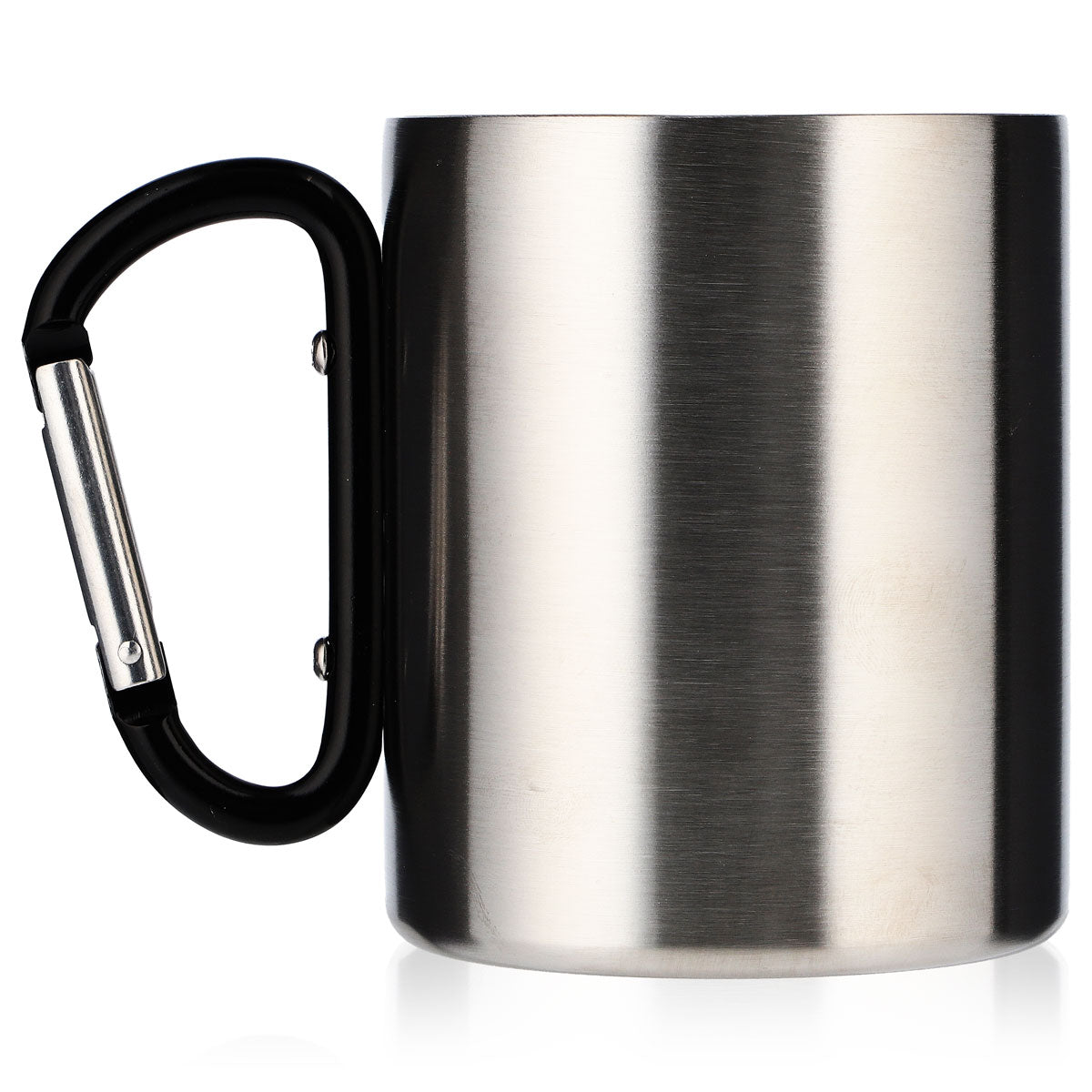 Bicchiere da birra Köstritzer in acciaio inossidabile / tazza da caffè / tazza con manico a moschettone – Vista 4