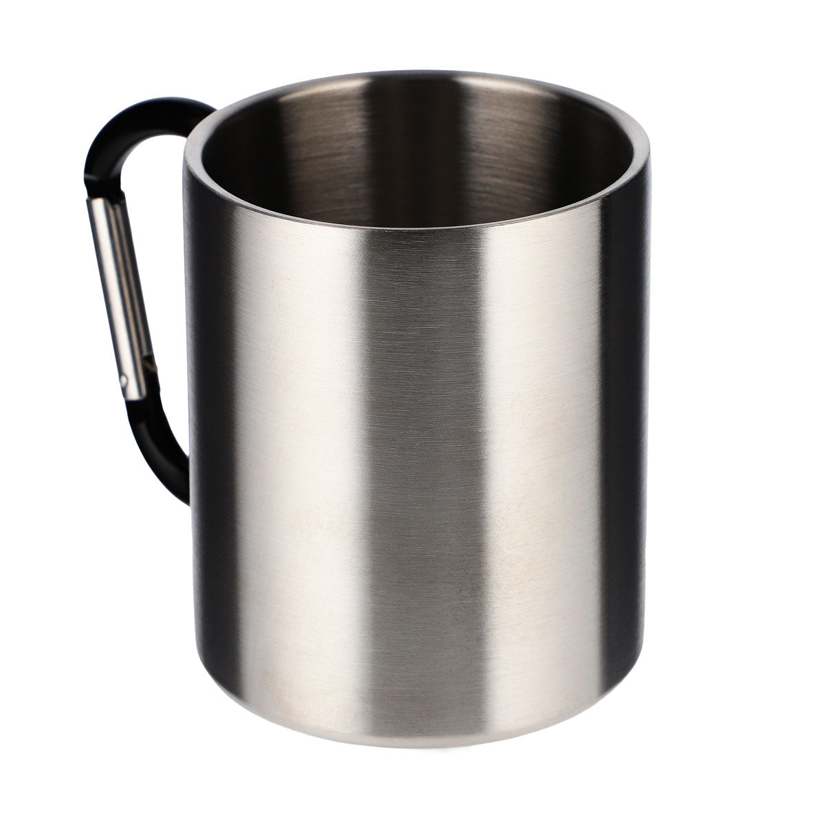 Bicchiere da birra Köstritzer in acciaio inossidabile / tazza da caffè / tazza con manico a moschettone – Vista 5