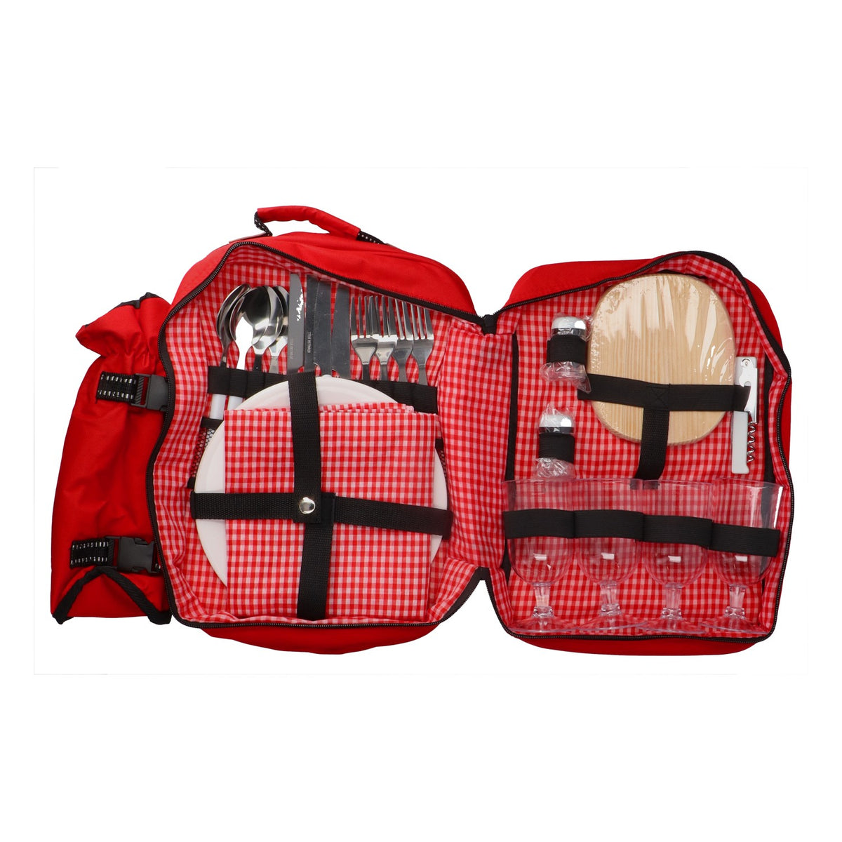 Zaino Kraft Food Picnic Camping  Outdoor 26 pezzi incl. borsa termica