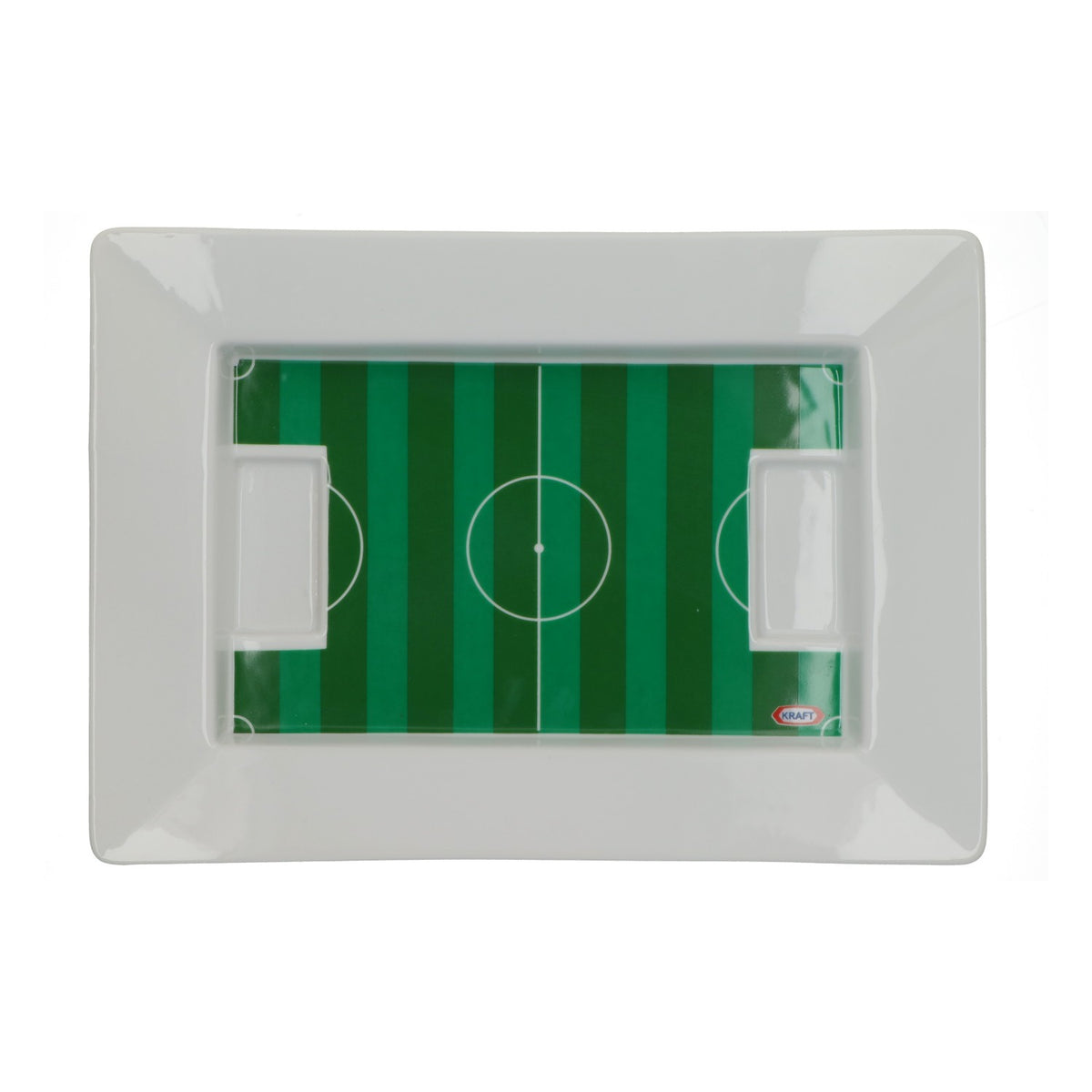 Kraft Lebensmittel Porcelain Olympics Serving Platter "Football Field" Solid