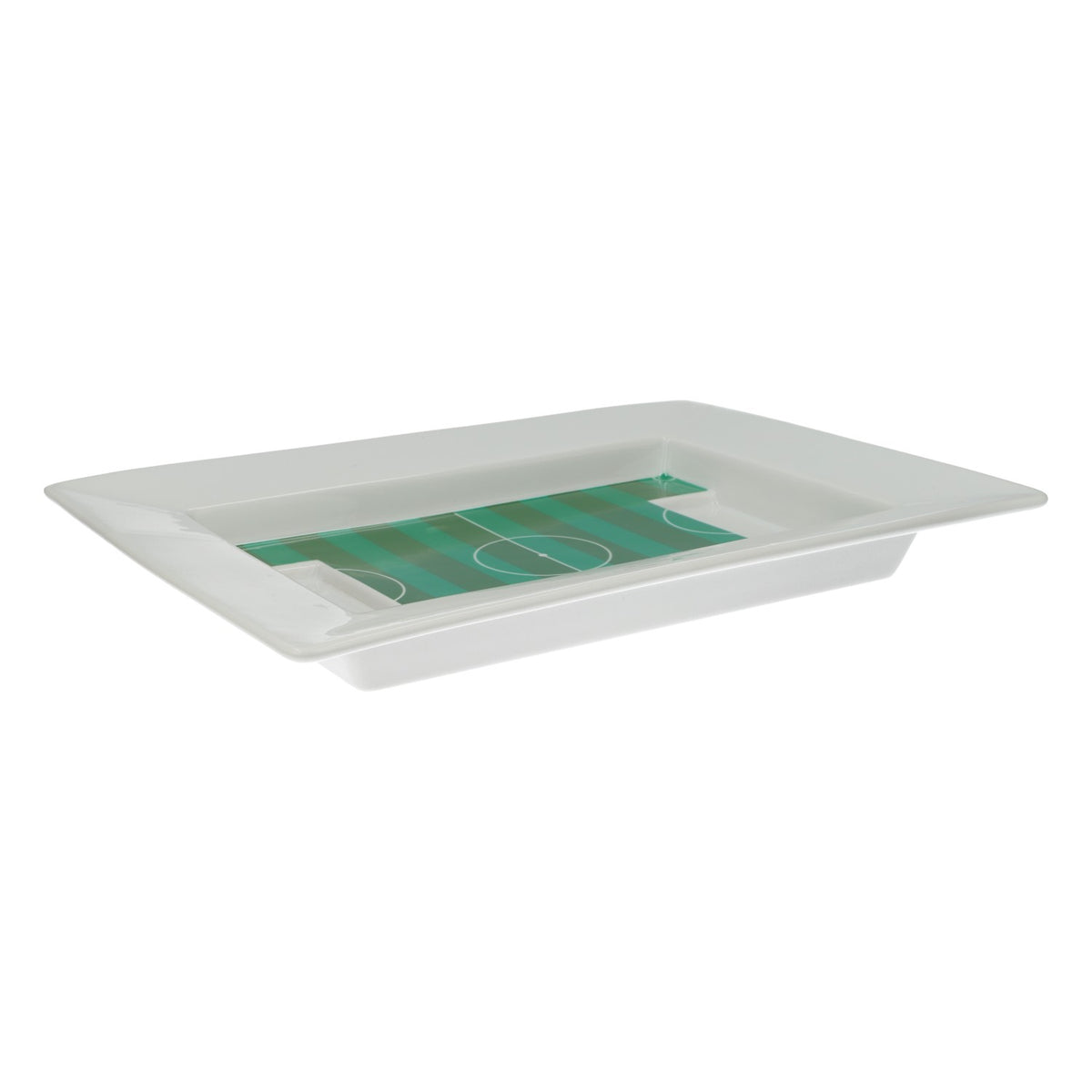 Kraft Lebensmittel Porcelain Olympics Serving Platter "Football Field" Solid – Vista 2