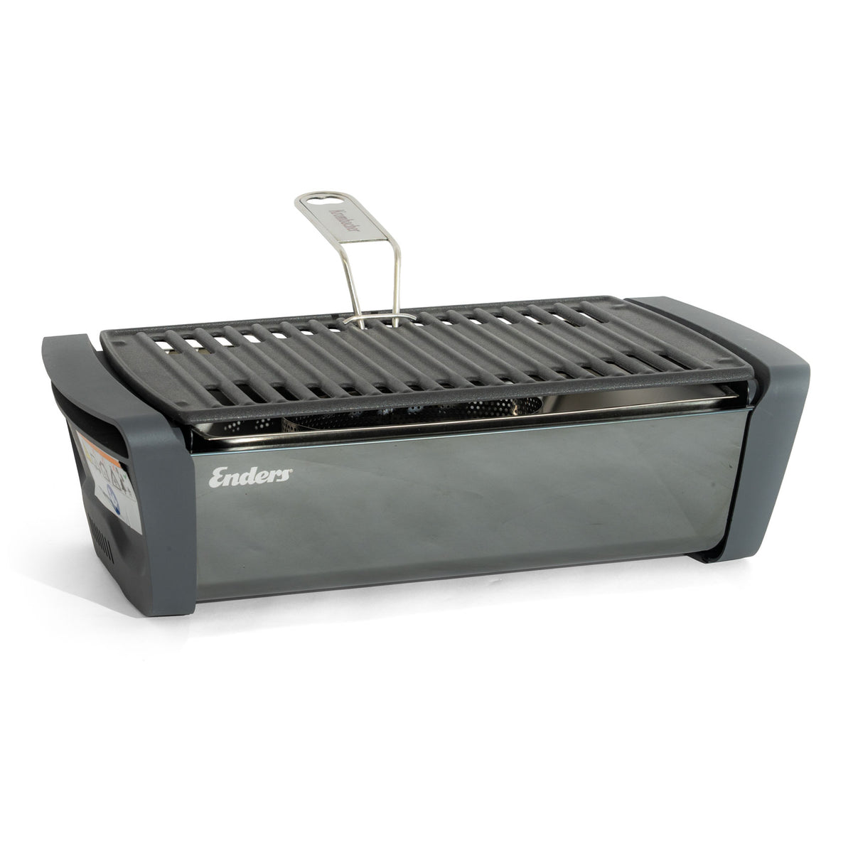 Birra Krombacher Grill  Knister BBQ  Portatile Barbecue a carbonella interamente in metallo Small – Vista 4