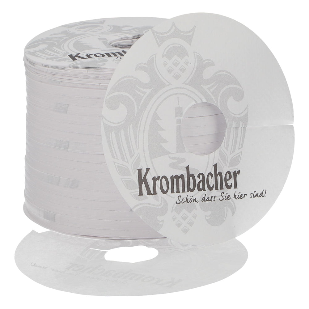 Krombacher Birra Sottobicchiere Tovaglietta di carta nuova bianca Sottobicchiere Coaster