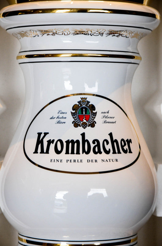 Distributore di birra Krombacher Distributore di birra in ceramica 3 rubinetti