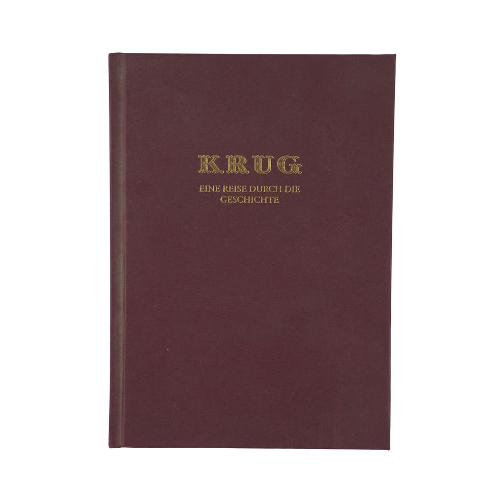 Libro sullo champagne Krug Un viaggio attraverso la storia Libro da collezione Storia dell'azienda
