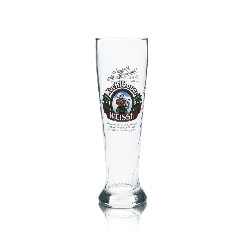 Kuchlbauer Bicchiere bianco 0,5 l Birra bianca Lievito Cristallo di frumento Contorno Bicchieri Baviera