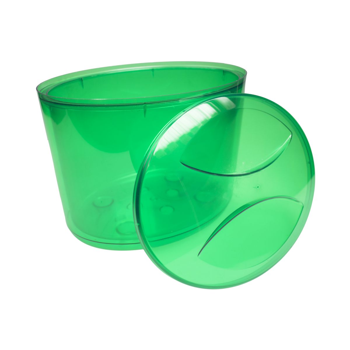 Refrigeratore per bottiglie Contenitore per ghiaccio verde con coperchio Refrigeratore per bevande Ghiacciaia – Vista 3