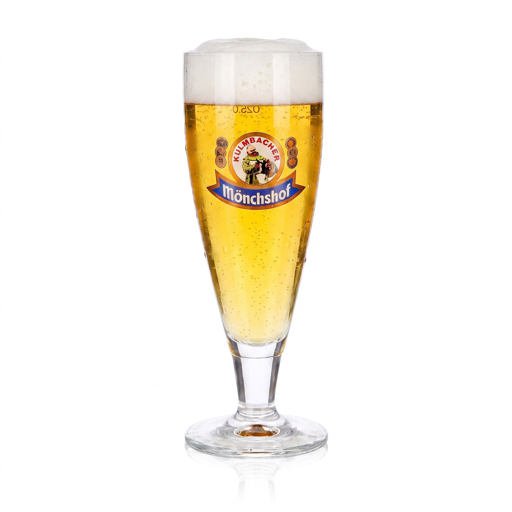 Bicchiere da birra Kulmbacher Reichelbräu da 0,25 l, modello “Pokal Mönchshof Sahm”