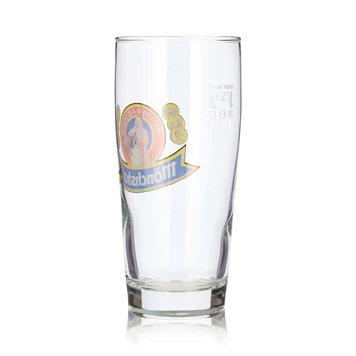 Bicchiere da birra Kulmbacher Reichelbräu da 0,25 l, modello Willi-Becher Mönchshof – Vista 4