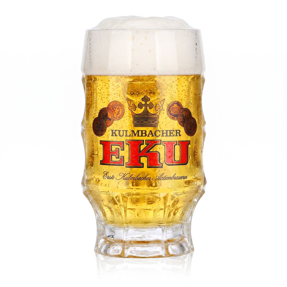 Bicchiere da birra Kulmbacher Reichelbräu da 0,2 l, con motivo a rilievo Eku