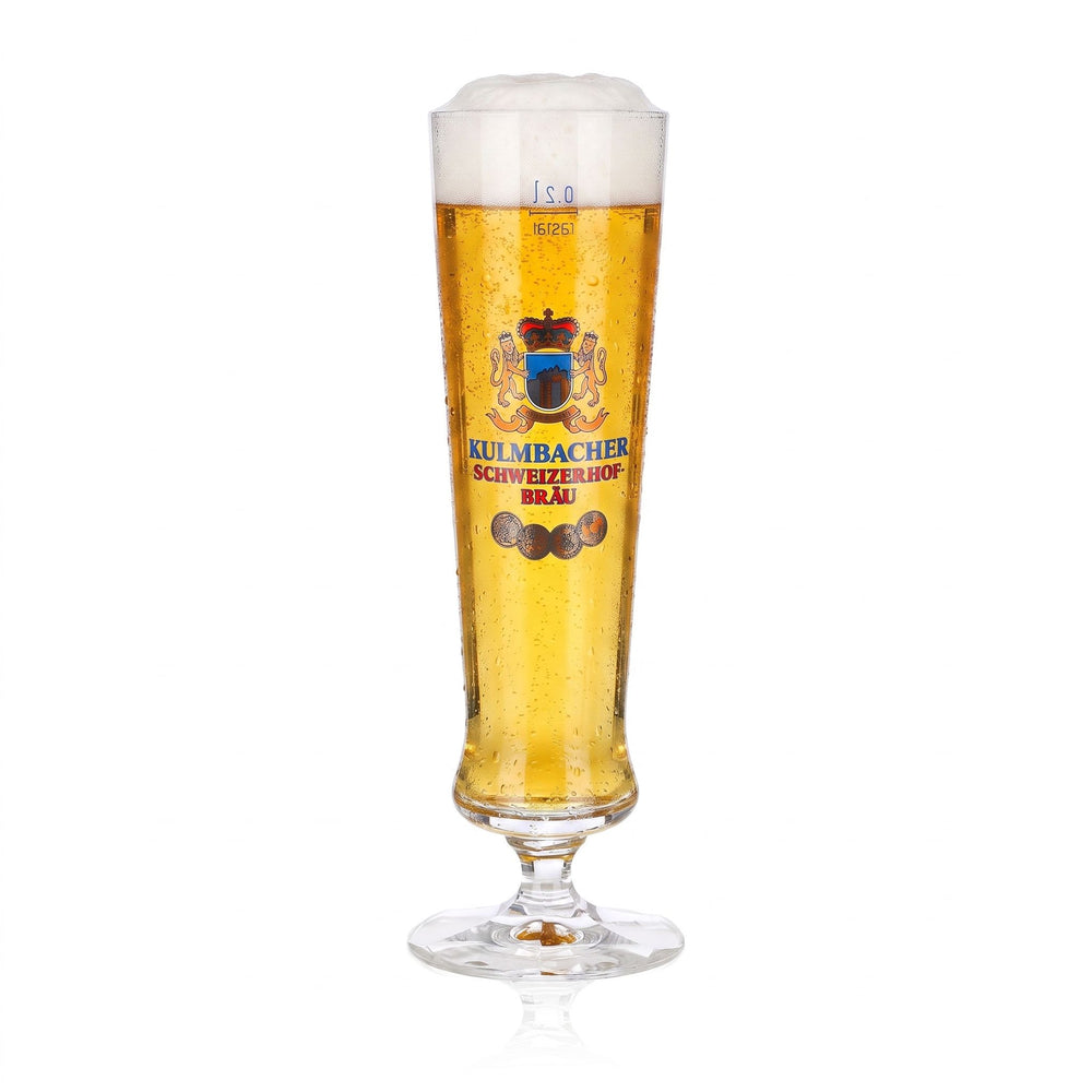Bicchiere da birra Kulmbacher Reichelbräu da 0,2 l, modello "Schweizer Hofbräu" Rastal