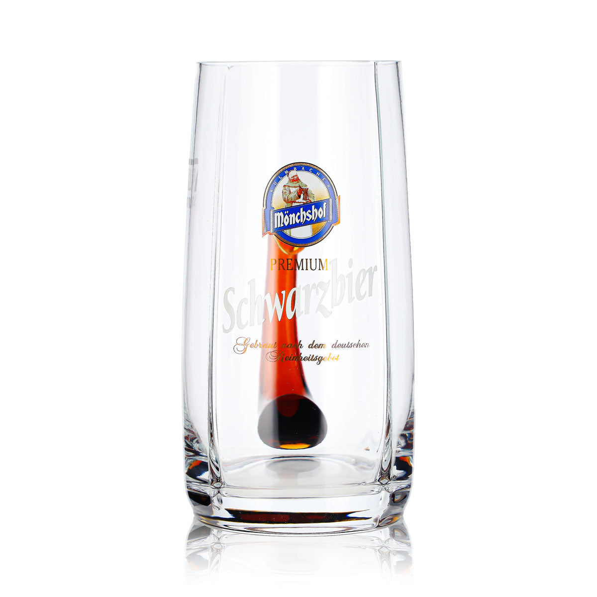 Bicchiere da birra Kulmbacher Reichelbräu da 0,5 l, boccale Mönchshof Premium Schwarzbier Sahm – Vista 2