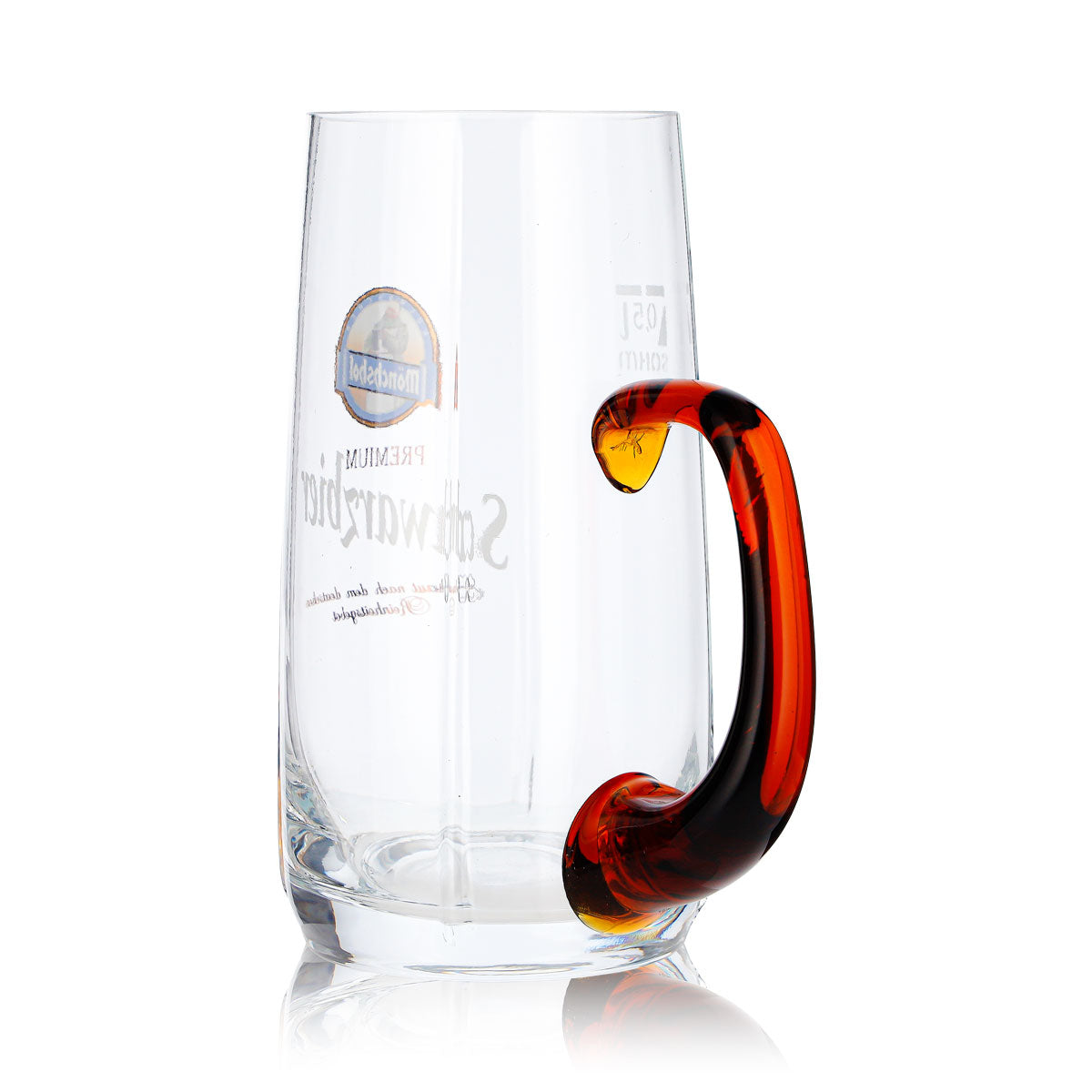 Bicchiere da birra Kulmbacher Reichelbräu da 0,5 l, boccale Mönchshof Premium Schwarzbier Sahm – Vista 4