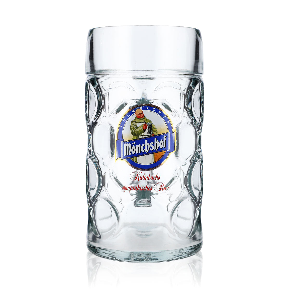 Bicchiere da birra Kulmbacher Reichelbräu da 1 litro La simpatica birra di Kulmbach