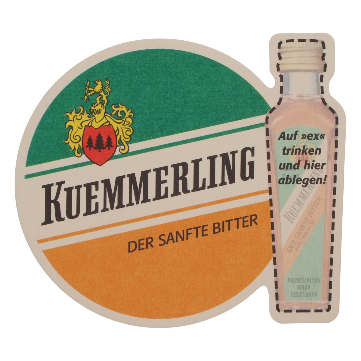 Kümmerling Liquore Sottobicchieri Sottobicchieri Farmacia divertente Infarto finto – Vista 2