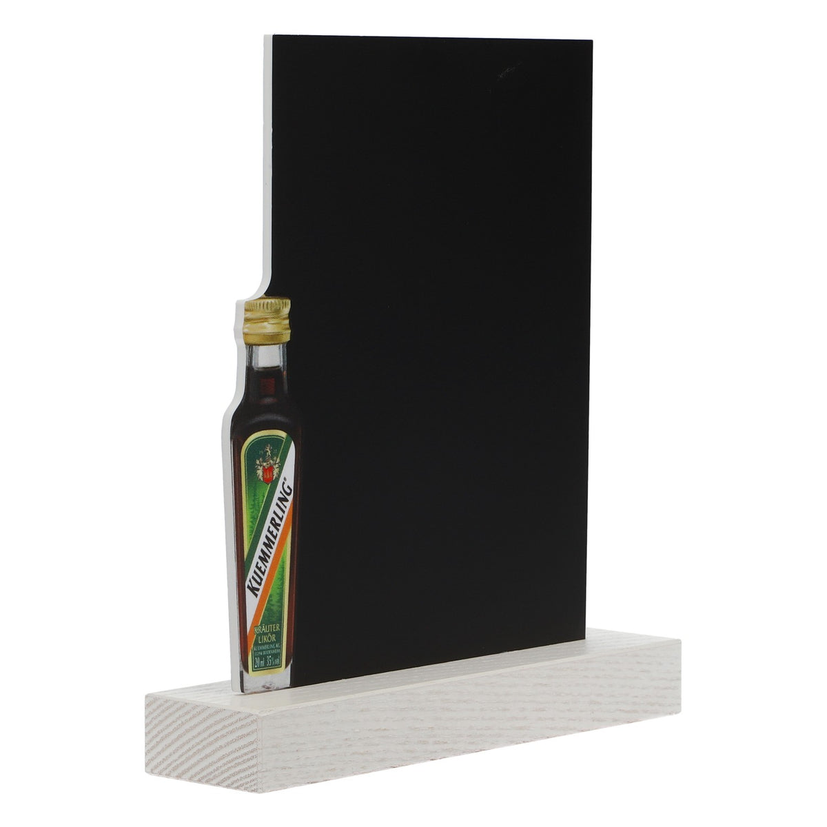 Kümmerling Liquore Lavagnetta Mini, espositore da tavolo nuovo in legno nero