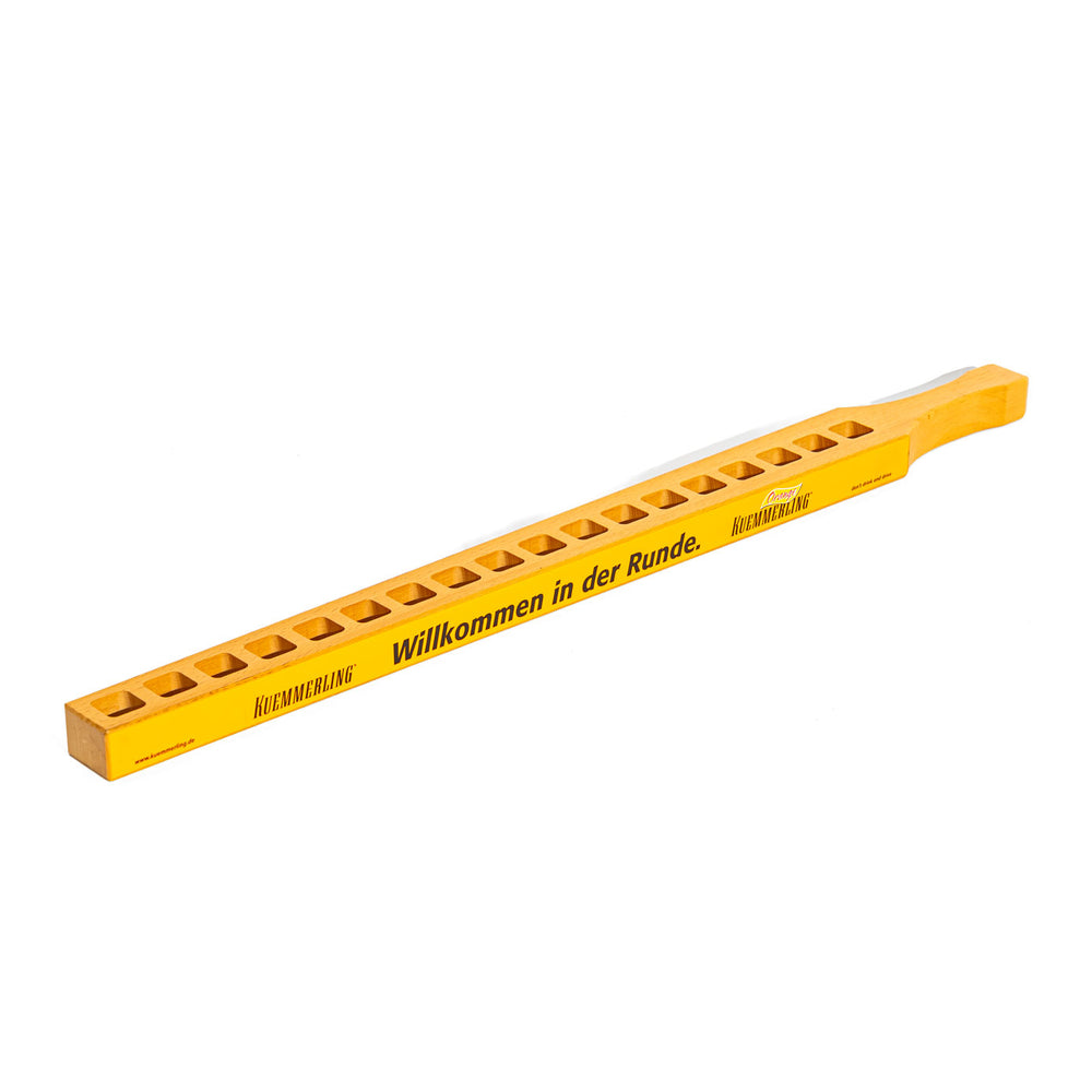 Kümmerling Liquore Shotmeter Legno vero 18 posti "Benvenuti al tavolo"
