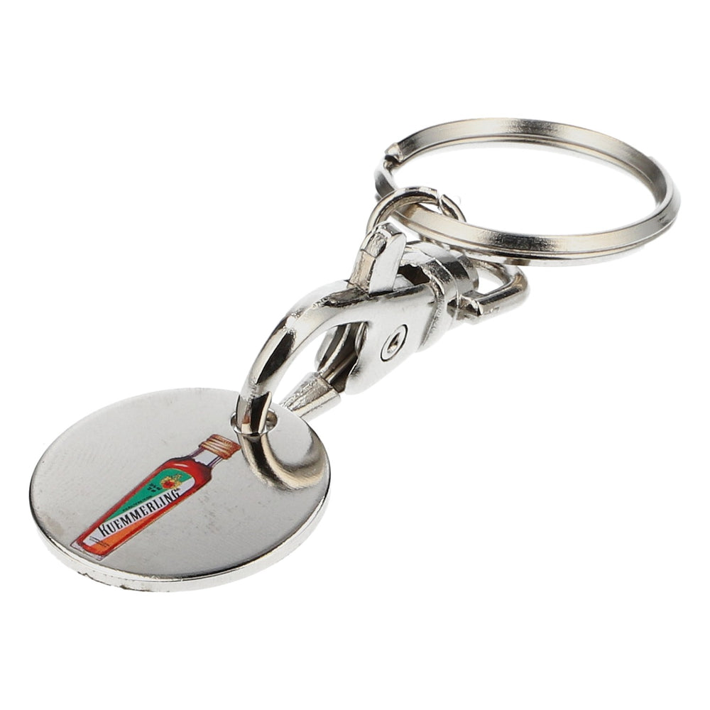 Portachiavi Kümmerling con gettone per carrello della spesa in metallo  Articolo per tifosi Regalo