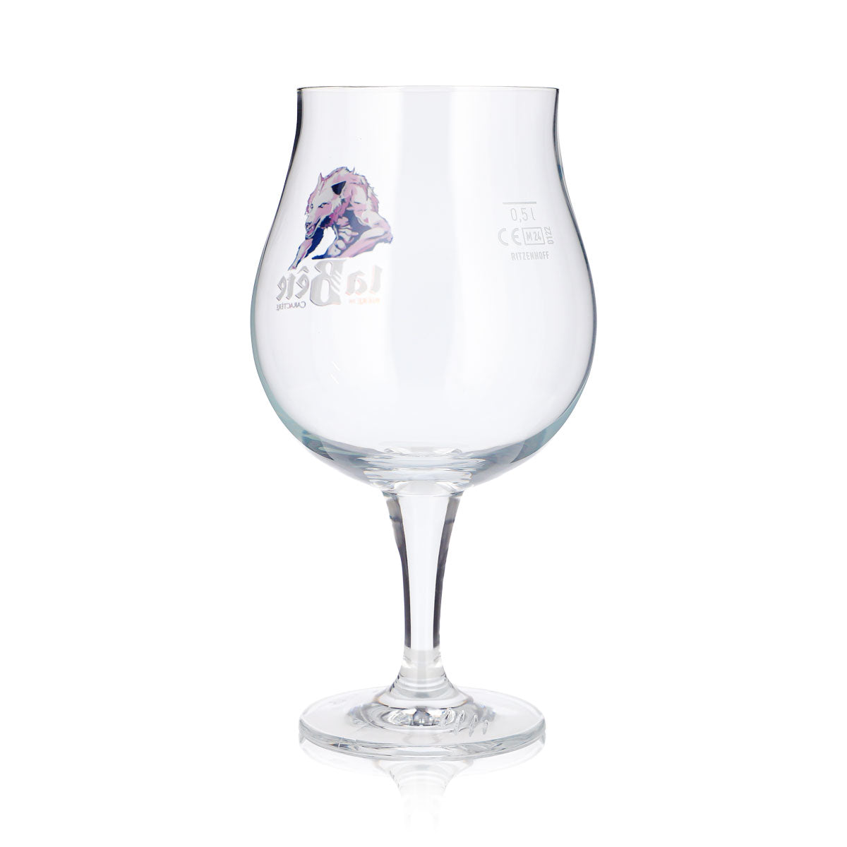 Bicchiere da birra La Bete da 0,5 l, a forma di coppa, con motivo del lupo, Ritzenhoff – Vista 4