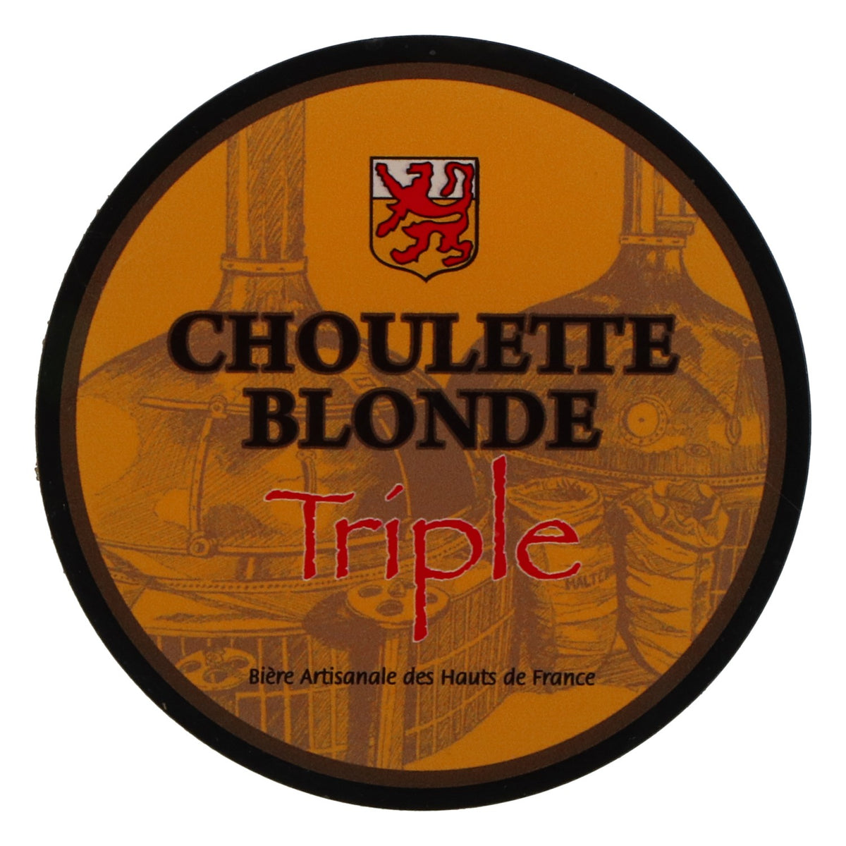 La Choulette Birra Sottobicchiere Choulette Carotte Piatto rotondo nuovo bianco