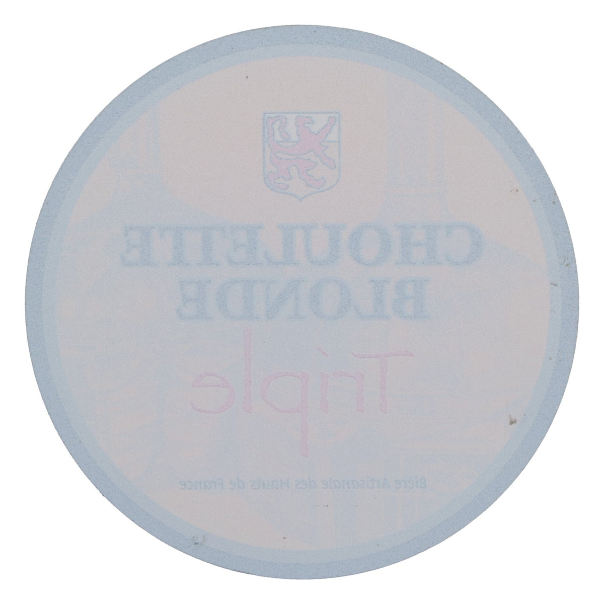 La Choulette Birra Sottobicchiere Choulette Carotte Piatto rotondo nuovo bianco – Vista 3