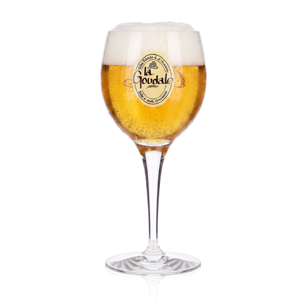 Bicchiere da birra La Goudale da 0,25 l a forma di coppa