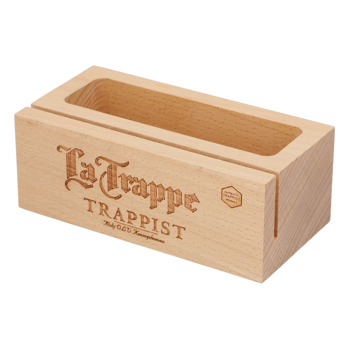 La Trappe Birra Espositore da tavolo Portacartoline Tabella dei prezzi Legno vero – Vista 4