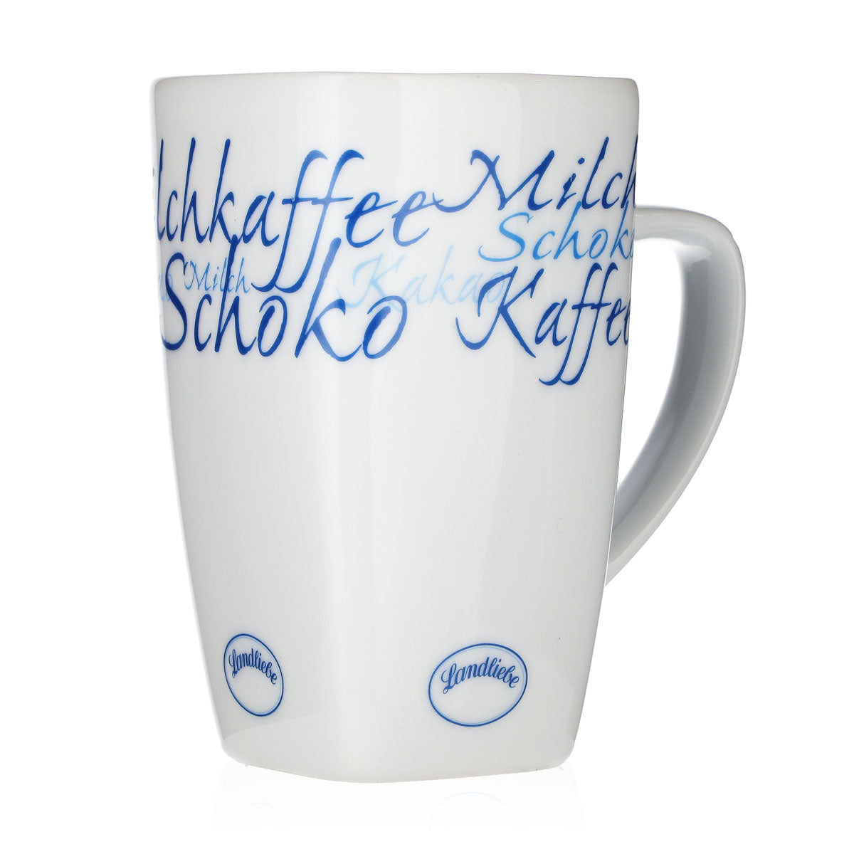 Tazza da caffè in ceramica Landliebe "Milch", 0,35 l, bianca – Vista 2