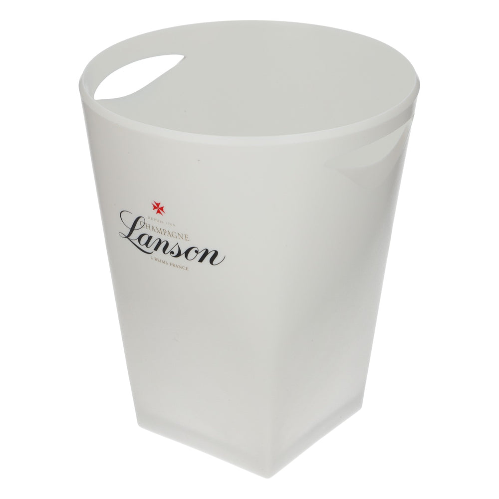 Lanson Raffredda bottiglie per champagne, contenitore per cubetti di ghiaccio, bianco, NUOVO, raffredda bottiglie da bar
