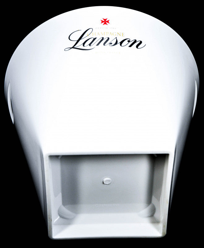 Lanson Raffredda bottiglie per champagne, contenitore per cubetti di ghiaccio, bianco, NUOVO, raffredda bottiglie da bar – Vista 2