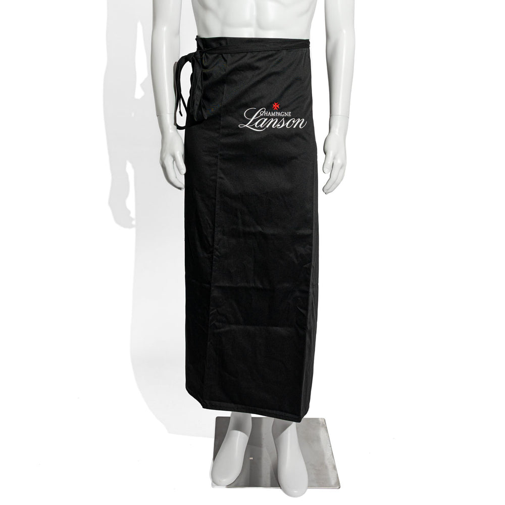 Grembiule da bar Lanson Champagne Grembiule da bistrot Nero Logo Scritta