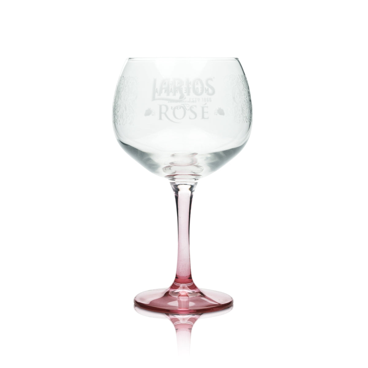 Larios Rose Gin Bicchiere 0,4 l Bicchiere a palloncino Rosa Bicchieri da cocktail Copa Longdrink Tonic