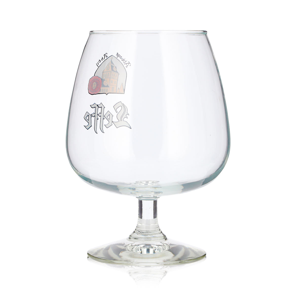 Bicchiere da birra Leffe da 0,5 l, bicchiere a coppa, bicchiere a tulipano, bicchiere da birra a coppa, bicchiere da birra a tulipano – Vista 4