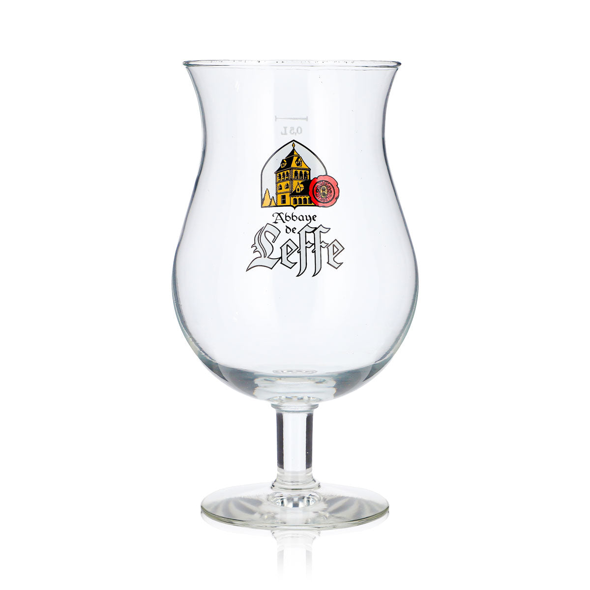 Bicchiere da birra Leffe da 0,5 l, modello "Tulipano", Durobor – Vista 2