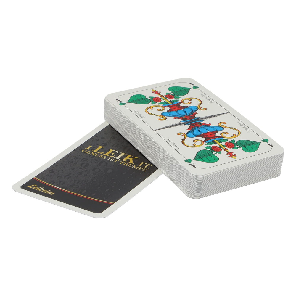 Gioco di carte Leikeim Bier Skat Schmid's, carta bianca