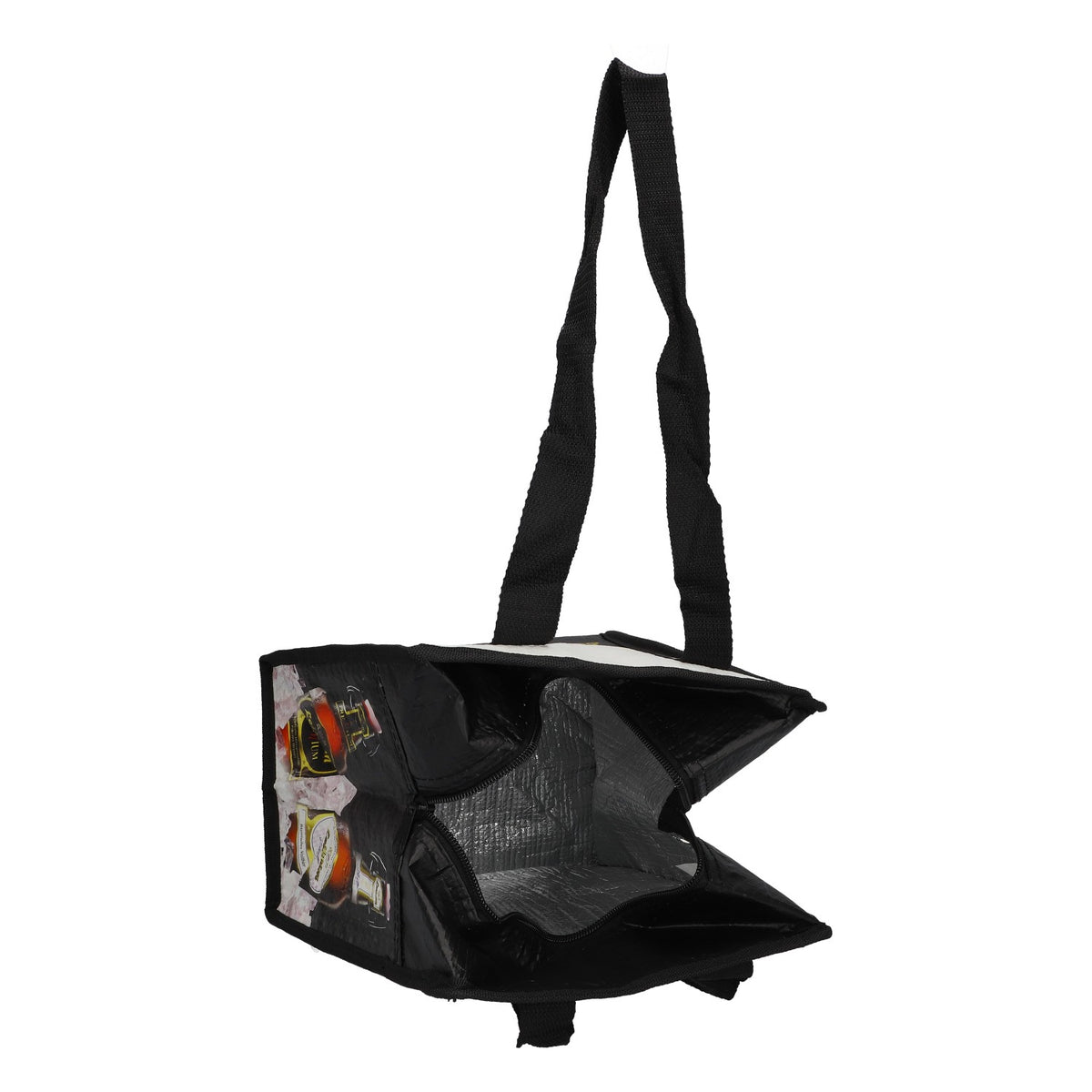Borsa termica per birra Leikeim, nuova, tessuto misto, nera, ISO – Vista 4