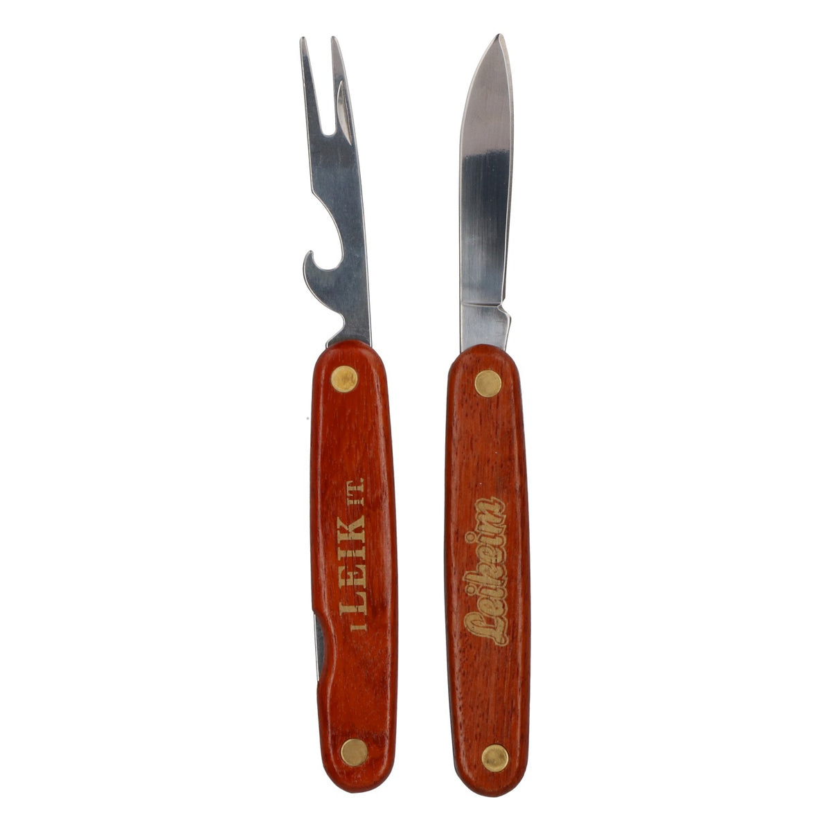 Set da tasca Leikeim con coltello, forchetta, apribottiglie e utensile multifunzione – Vista 5