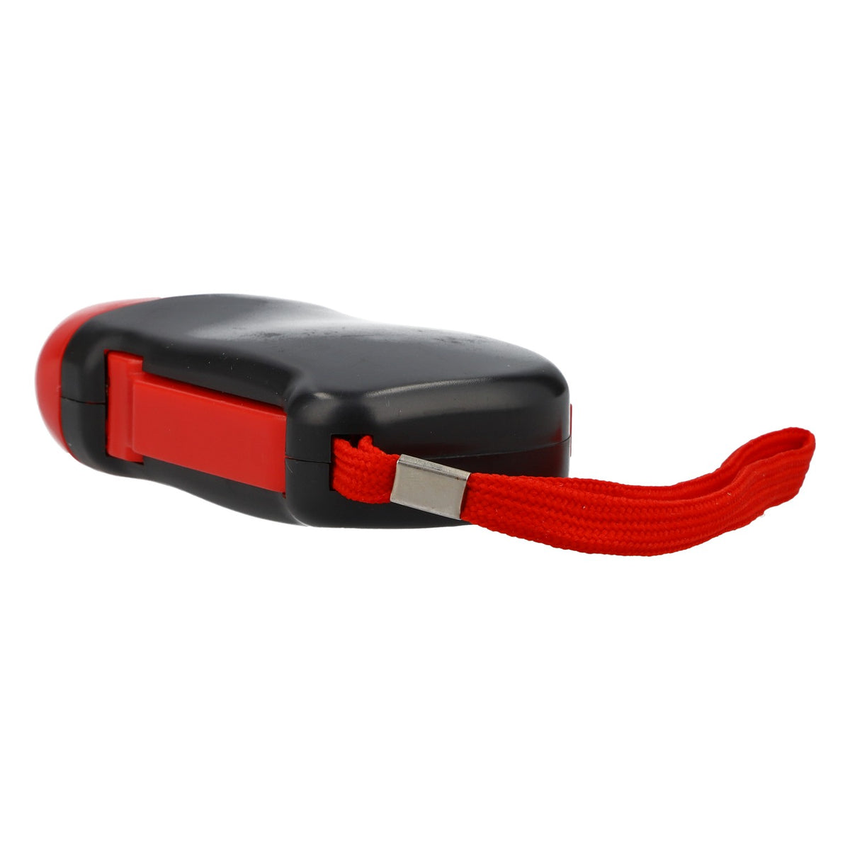 Torcia Leikeim Dynamo nera/rossa, luce fissa, con cordino da collo – Vista 3