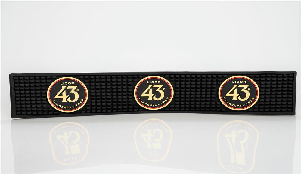Likör43 Tappetino per bar Tappetino sgocciolatoio Accessori per bar nero 59 x 9 x 1