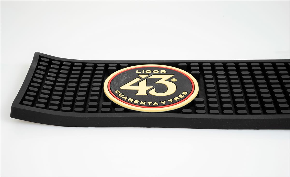 Likör43 Tappetino per bar Tappetino sgocciolatoio Accessori per bar nero 59 x 9 x 1 – Vista 2