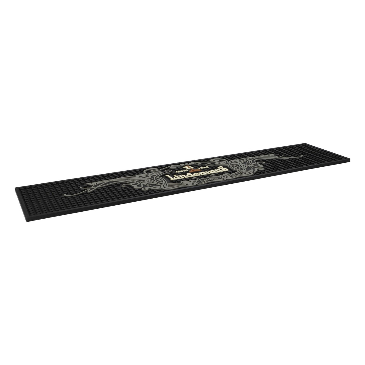 Lindemans Tappetino da bar Tappetino da bancone Tappetino scolapiatti Accessori da bar  56x13 cm Nero – Vista 3