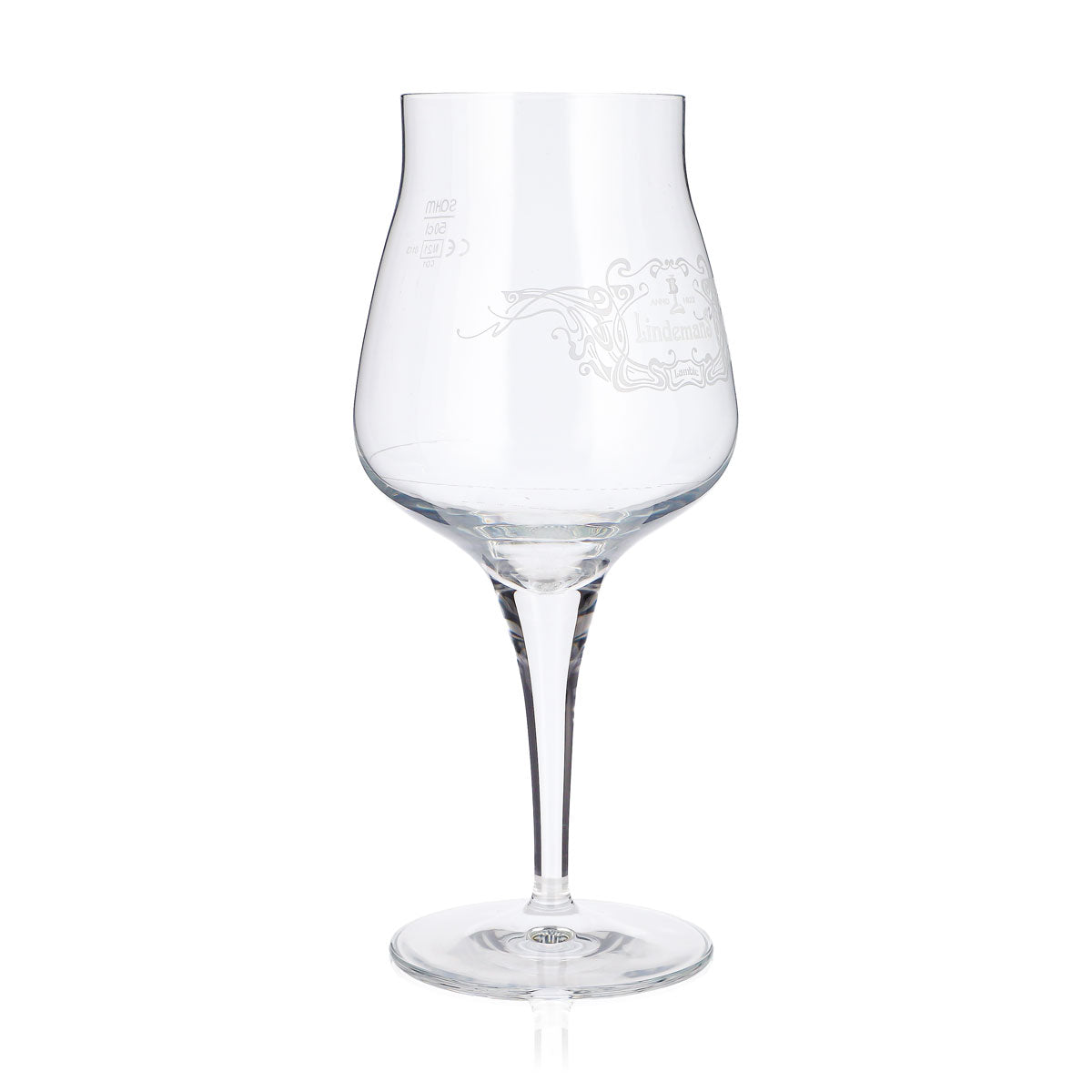 Bicchiere da birra Lindemans da 0,5 l a forma di tulipano 1822, bicchiere a coppa Sahm, bicchiere da birra a forma di tulipano – Vista 2