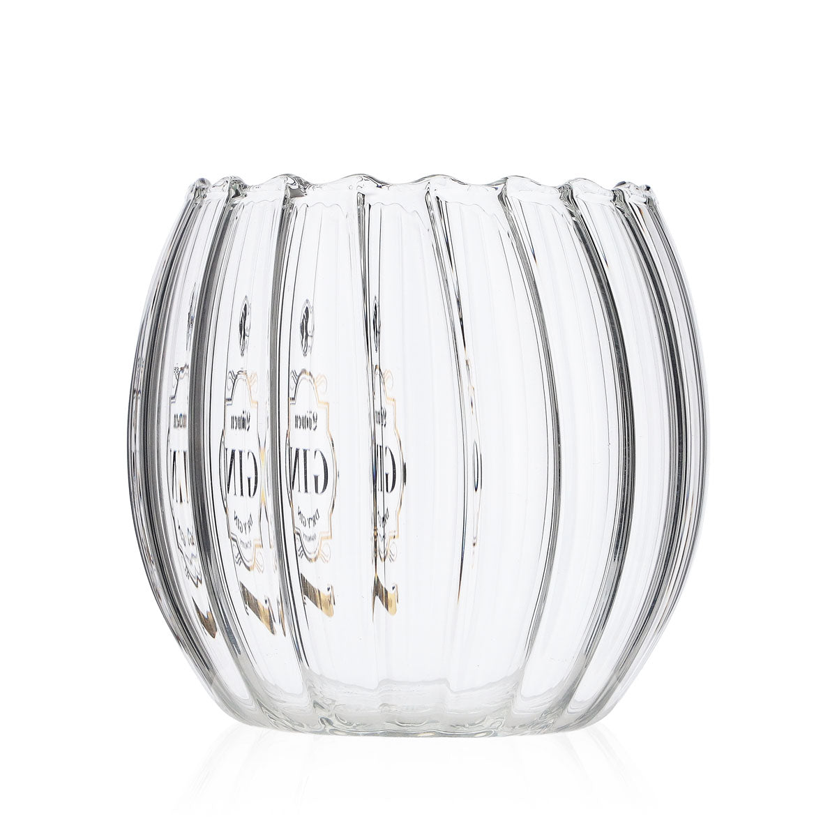 Bicchiere da gin Löwen 0,4 l Tumbler rotondo con rilievo Contorno molto elegante – Vista 3