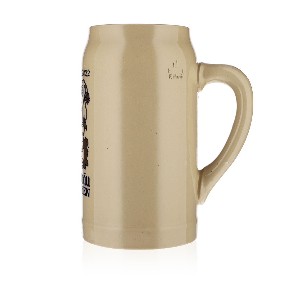 Bicchiere da birra Löwenbräu Bicchiere da birra 1,0 l Brocca in ceramica Brocca in terracotta Oktoberfest 2022 – Vista 5