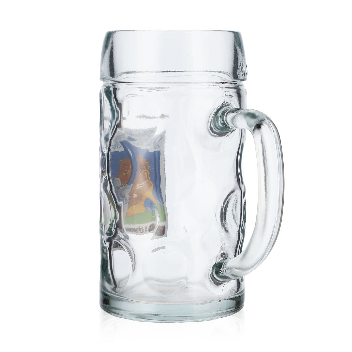 Bicchiere da birra Löwenbräu, boccale da 0,5 l, modello Oktoberfest con motivo del leone – Vista 4