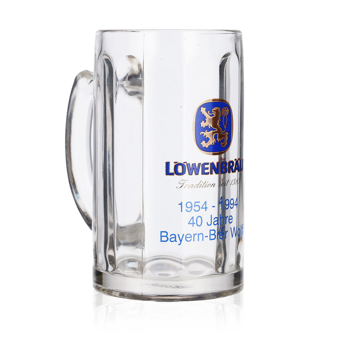 Bicchiere da birra Löwenbräu Bicchiere Seidel Kruge 0,3 l 40 anni Rastal Glückauf – Vista 2