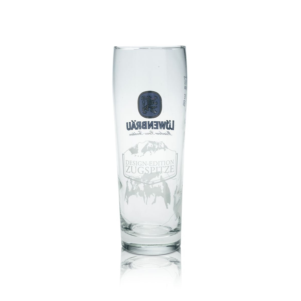 Bicchiere da collezione Löwenbräu 0,5 l con disegno Zugspitze Edizione speciale per intenditori – Vista 3